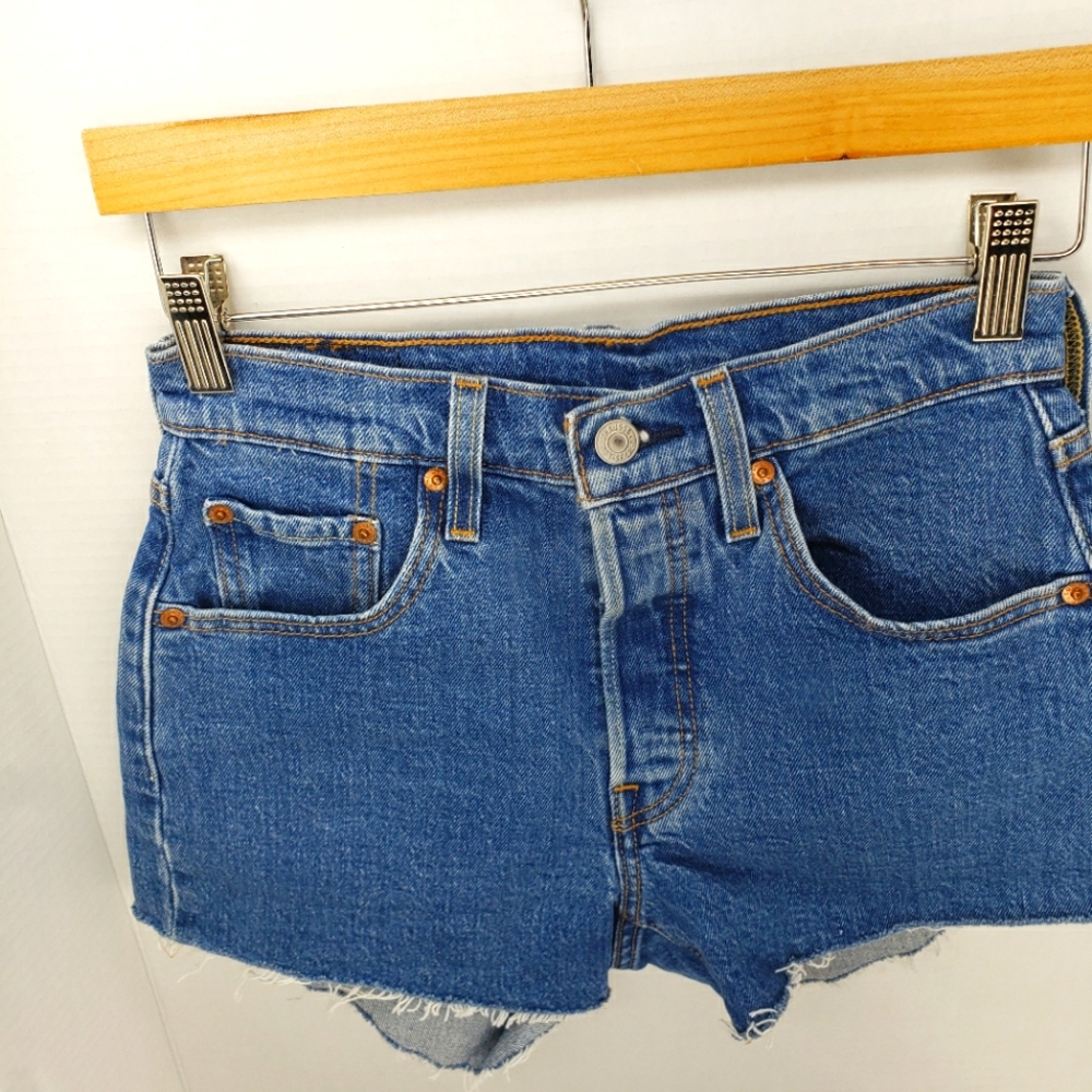 Levi's Blue Denim Jean Shorts